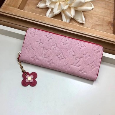 Cheap Louis vuitton CLEMENCE WALLET M63920 Pink JK323sZ66