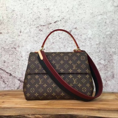 High Quality Imitation Louis Vuitton Monogram Canvas CLUNY Bag M42735 Wine JK2317Vu82