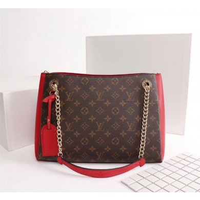 Louis vuitton monogram canvas SURENE MM M43755 red JK1670Fh96