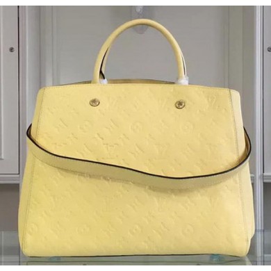 Louis Vuitton Monogram Empreinte MONTAIGNE GM Bag M41069 Yellow JK2439iZ66