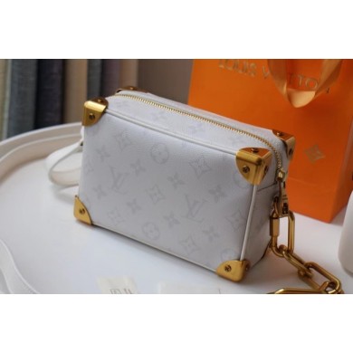 Louis Vuitton Original MINI SOFT TRUNK M68906 white JK754ta99