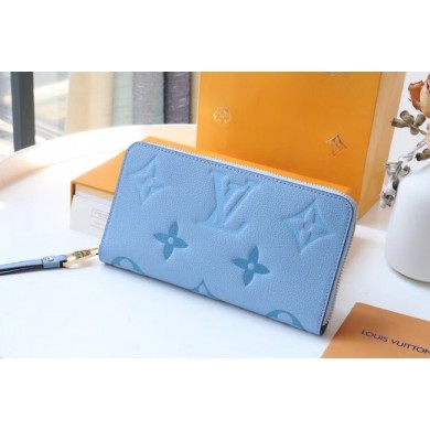 Louis Vuitton ZIPPY WALLET M80403 blue JK147CC86