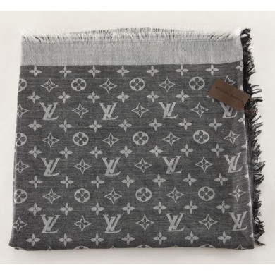 Replica Louis Vuitton Scarves Cotton LV6723L Gray JK3822cK54