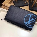 Copy Best Louis Vuitton ZIPPY BRAZZA WALLET M41503 Black JK340Qc72