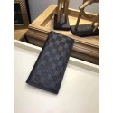 Fake Louis Vuitton Damier Infini Leather BRAZZA WALLET N63010 JK483qZ31