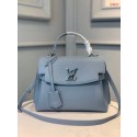 First-class Quality Louis vuitton original LOCKME EVER BB M53937 light blue JK770xO55