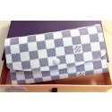 Imitation Louis Vuitton Damier Azur Canvas Emilie Wallet Rouge M60136 JK651Za30