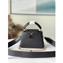 Louis Vuitton CAPUCINES MINI M59065 black JK5984Pu45