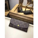 Louis Vuitton Monogram Canvas EMILIE WALLET M61289 Yellow JK492Gp37