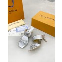 Replica Louis Vuitton slipper 91111-2 Heel 6.5CM JK1770Yn66