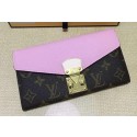 Replica Top Louis Vuitton Monogram Canvas PALLAS WALLET M58413 Pink JK603Cq58