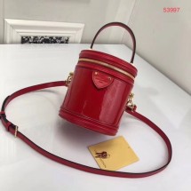 Cheap Louis vuitton original Monogam vernis CANNES tote M53997 red JK1210sJ42