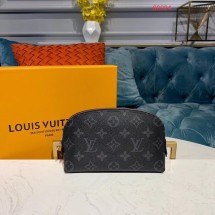 Imitation Fashion Louis vuitton original Monogram COSMETIC POUCH PM M52030 black JK1140kd19