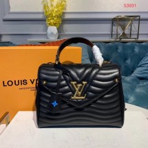 LOUIS VUITTON NEW WAVE TOTE M53931 black JK1123dX32