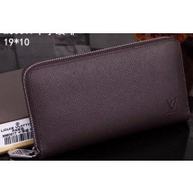 Louis Vuitton Taiga Leather Zippy Wallets M60017 Brown JK660nQ90