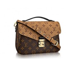 Replica Top Louis Vuitton Monogram Canvas Pochette Metis Bag 40780 Camel JK2268Cq58