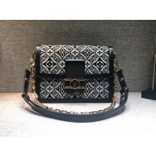 Fake 1:1 Louis Vuitton SINCE 1854 DAUPHINE M57171 BLACK JK604YK70