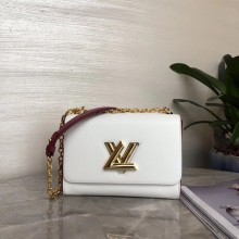 Fake Louis vuitton original TWIST MM M53596 Blanc JK1414xR88