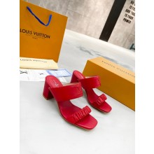 Knockoff Louis Vuitton slipper 91113-5 Heel 6.5CM JK1756Lg61