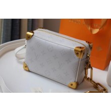 Louis Vuitton Original MINI SOFT TRUNK M68906 white JK754ta99