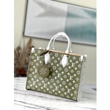 Replica Louis Vuitton Onthego MM Rose Beige M46128