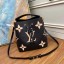 Imitation Louis Vuitton Original LV CRAFTY NEONOE M56889 black JK713Oz49