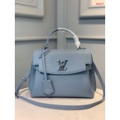 First-class Quality Louis vuitton original LOCKME EVER BB M53937 light blue JK770xO55