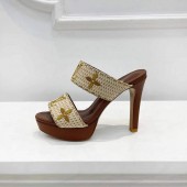 Imitation Louis Vuitton Shoes LVS00032 Heel 10.5CM JK1713SU58