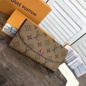 Knockoff Louis Vuitton Monogram Canvas EMILIE WALLET M60697 Rose JK540eF76