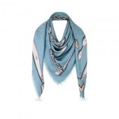 Louis Vuitton Scarf A3256 Blue Scarf JK3709Ri95